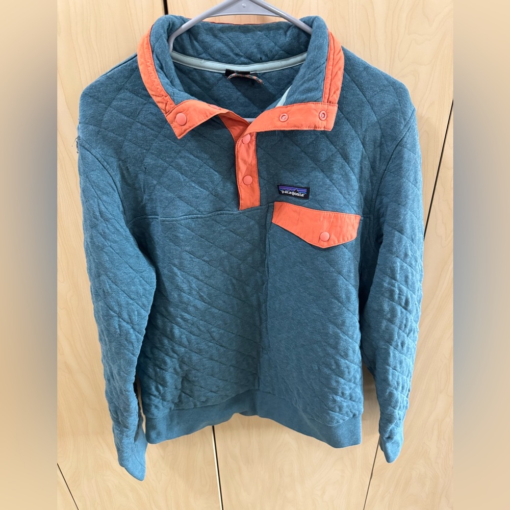 Patagonia organic cotton quilt snap-t pullover